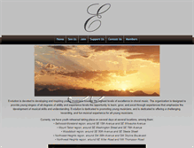 Tablet Screenshot of choralharmony.org